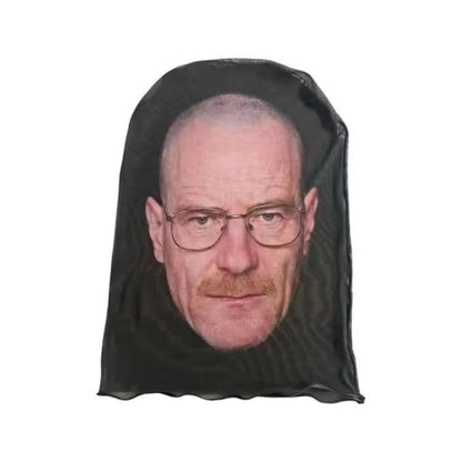Full Face Visual Mesh Mask Party Horror Hood Simulation Kanye Mask Party Supplies Accs Cosplay Props Sunscreen Prevention