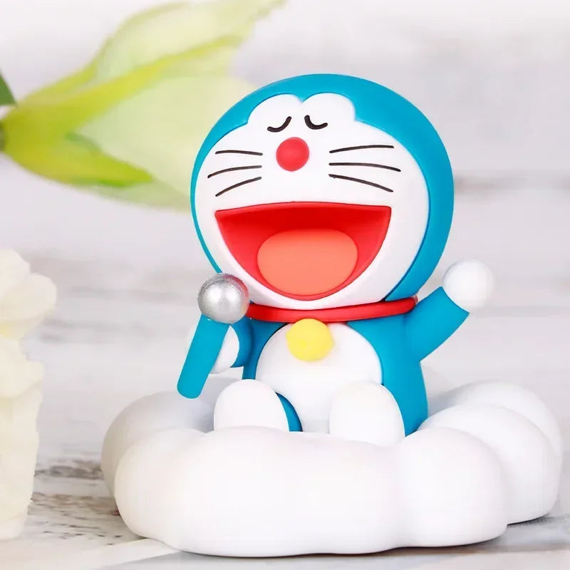 Doraemon Night Tour Starry Sky Series Anime Figure Model Toys Car Ornament Cartoon Desktop Decor Kawaii Doll Birthday Gift