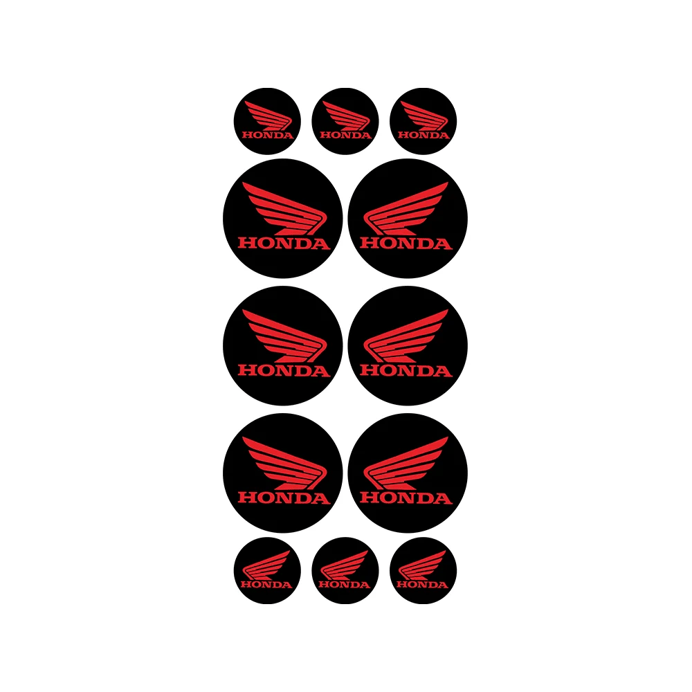 Universal 3D Motorcycle Car Wings Reflective Waterproof Soft Adhesive Sticker for Moto Racing Decorative Car Wing Decal