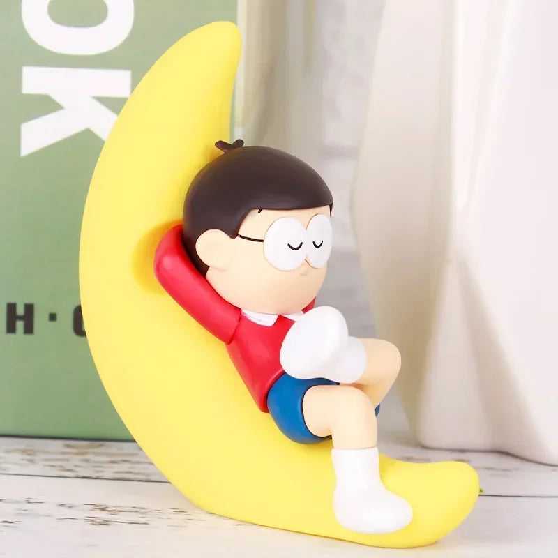 Doraemon Night Tour Starry Sky Series Anime Figure Model Toys Car Ornament Cartoon Desktop Decor Kawaii Doll Birthday Gift