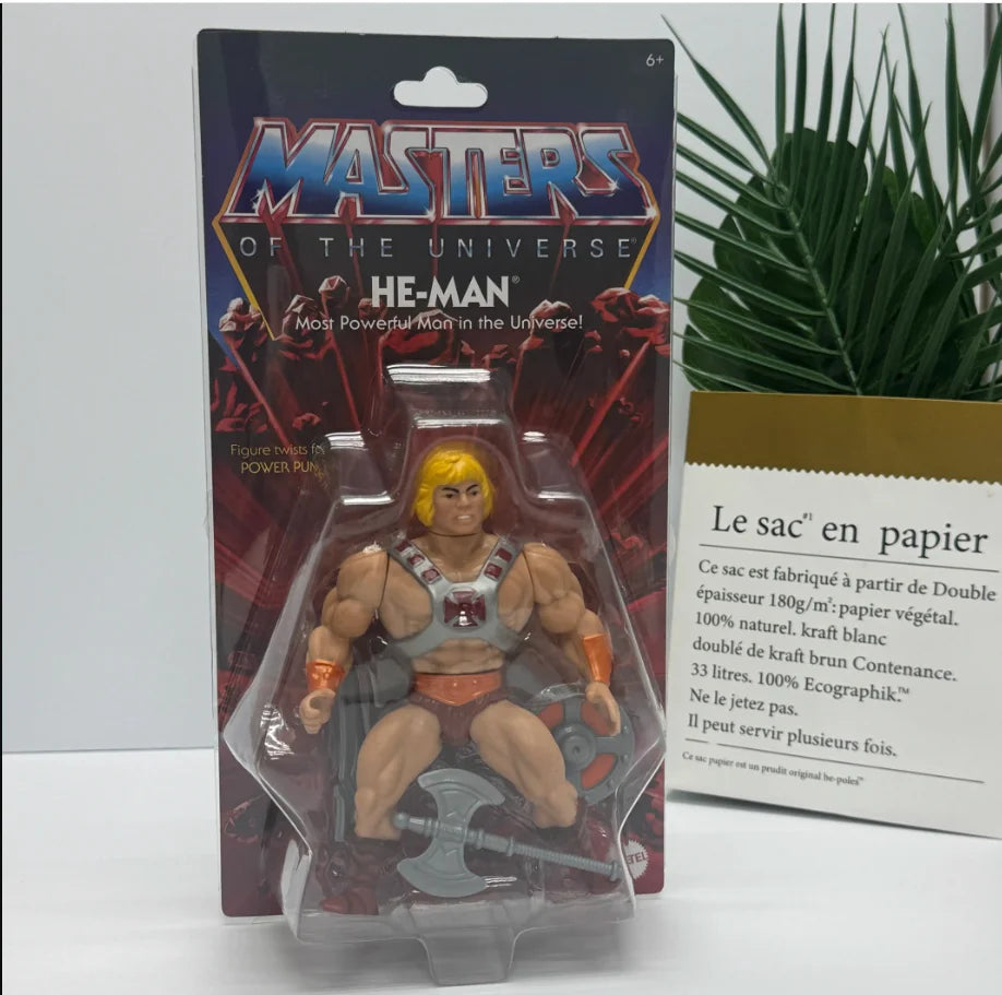 5.5-inch Anime He-Man Figure Skeletor Action Figures High-quality Version Statue Collection Model Desk Decoration Doll Toy Xmas