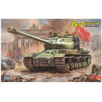 Model 1944 Heavy Tank RYE FIELD 5160 1/35 Soviet JS-2  [Workable Tracks] Military Model Kit