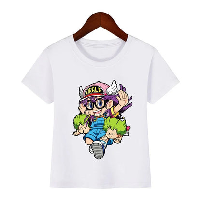 Anime Arale Dr Slump Cartoon Patches for Clothes Heat Transfer Thermal Vynil Stickers DIY T shirt Iron on for Women Appliqued