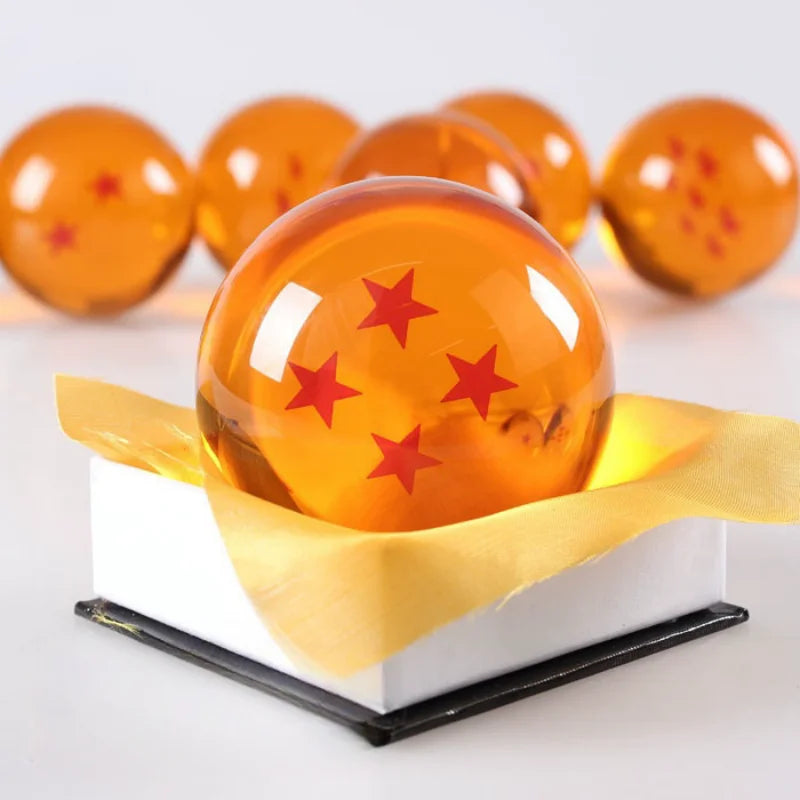Dragon Ball 7.6CM Z Big Size 1&2&3&4&5&6&7 Star Crystal Balls Z Action Figures Toys For Chlidren New In Box