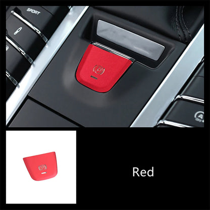 P Button Handbrake Parking Decoration Cover Trim For Porsche Macan 2014-2018 Cover Stickers Trim Car Styling Interior Accessorie
