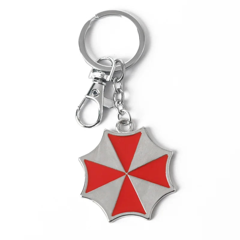 Resident Evil Metal Keychain Necklace Series STARS Badge Pendant 2026 Umbrella Corporation Cosplay Accessory Gift Collectible