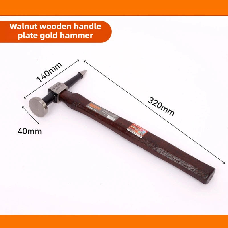 Sheet Metal Hammer High Carbon Steel Detection Auto Repair and Maintenance Carpenter Hammer Multifunctional Hand Tool