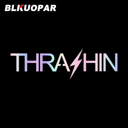 BLKUOPAR Thrashin Supply OG Logo Car Stickers Waterproof Holographic Occlusion Scratch Laser Decal Car Windshield Decoration