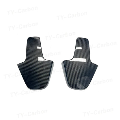Dry Carbon Fiber Car Inner Seat Back Covers Trims For BMW G80 M3 G82 M4 G87 M2 G42 F97 X3M F98 X4M 2020+ Back Seat Shell Trim