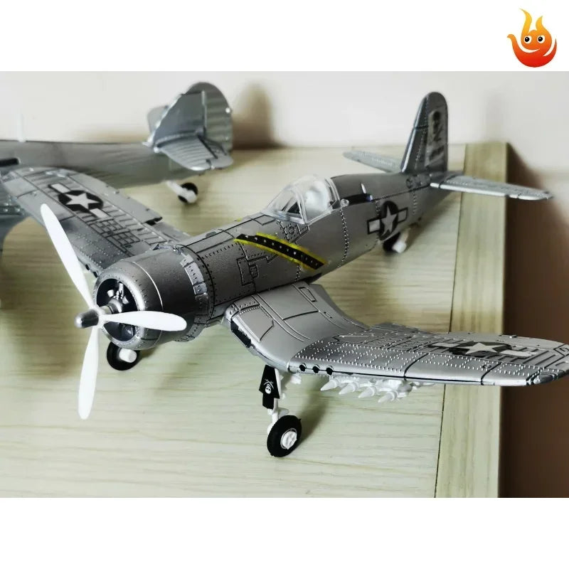 1/48 WWII Fighter Model 4D Assemble Aircraft Plastic DIY Accessories Toy Small Airplane Toy Diy Craft Kits for Adults
