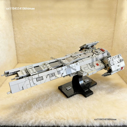 NEW Helldivers 2 Super Destroyer Midi-Scale Star Battle MOC Spaceship Military Building Blocks DIY Assemble Bricks Kids Toy Gift