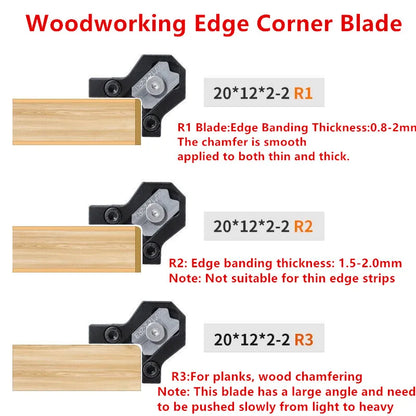Woodworking Chamfer Planer Edge Corner Arc Trimming Manual Planer Quick Edge Deburring Manual Fillet Scraper