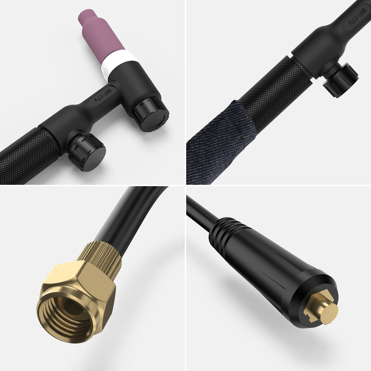 Viladepot TIG Welding Torch WP17V Argon Lift TIG Burner With 10-25mm² Quick Connector 3M Cable For Welding Equipment