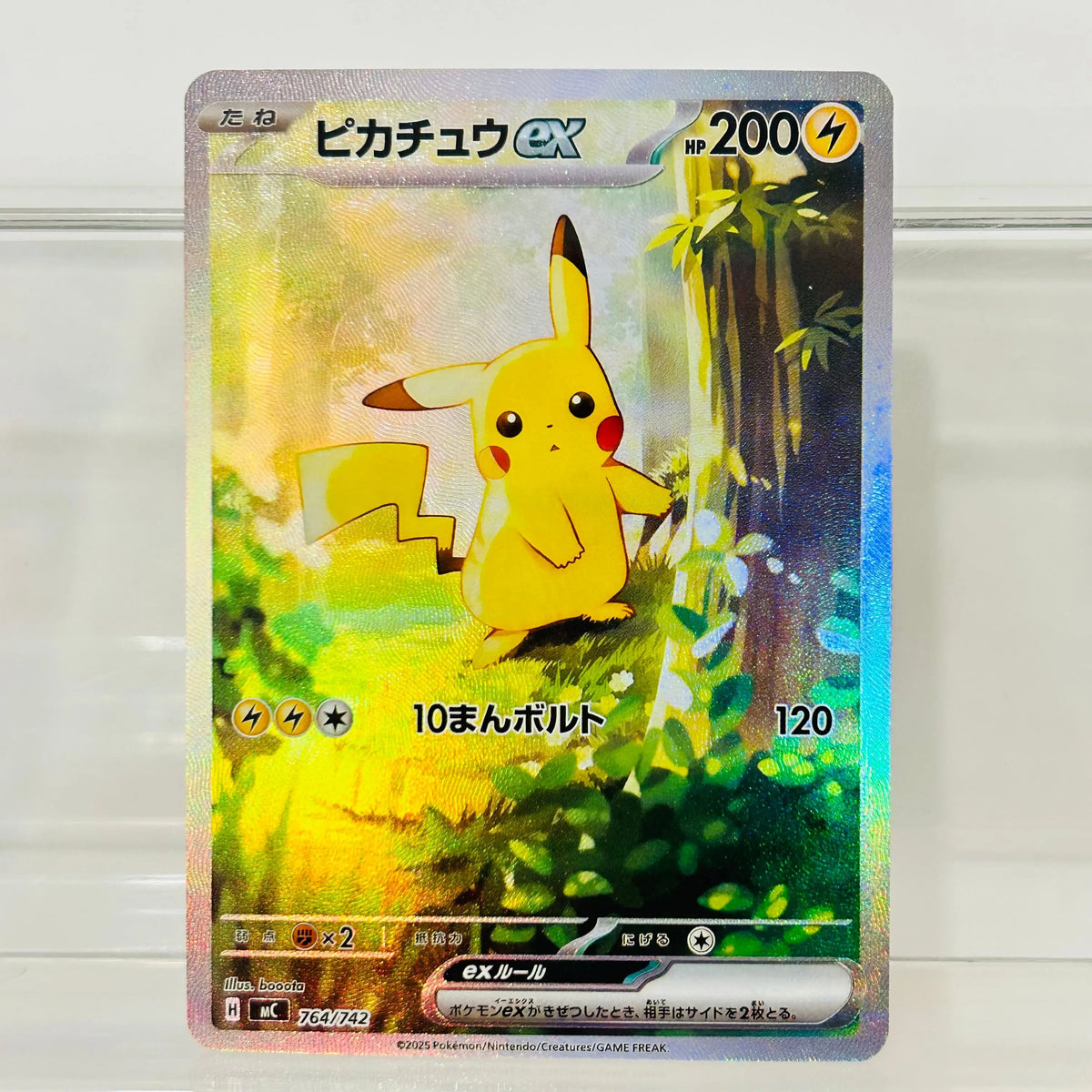 Mega Charizard Y ex766/742 Japanese Version DIY Holographic Texture Card Collectible Grade Premium Anime Collection Card