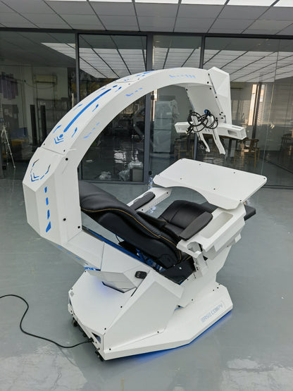 Easecomfy T2 Throne Computer Cockpit Chair Workstation Gaming Rig Support Multi Monitors zero Gravity Chair Cockpit