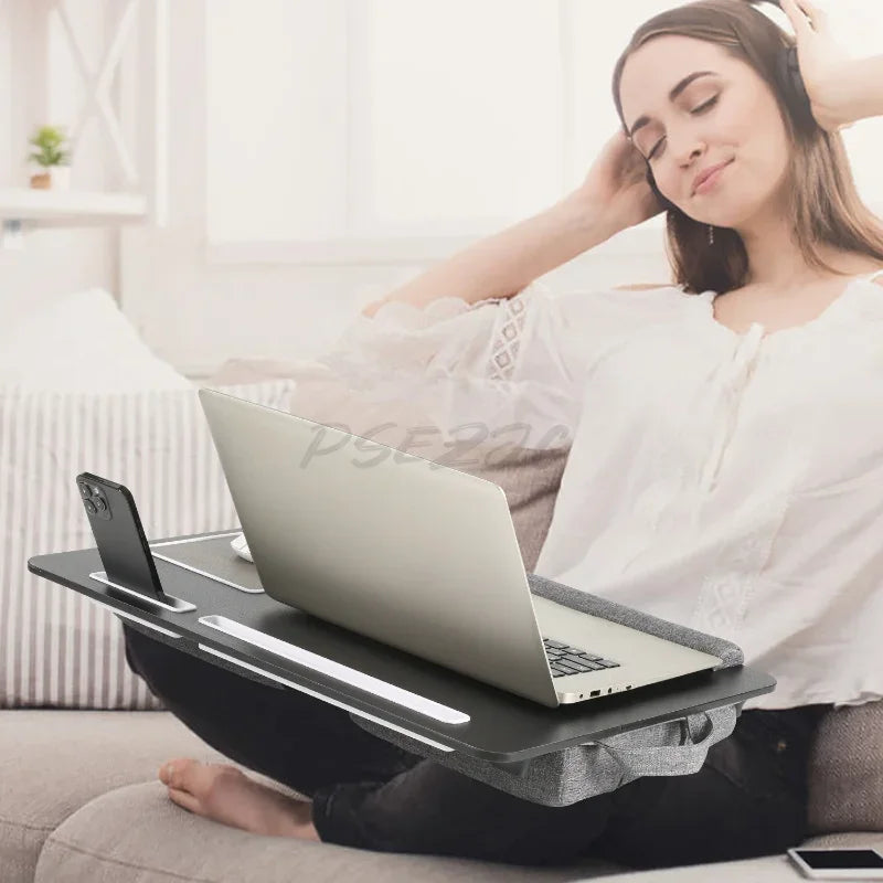 Portable Laptop Folding Table Computer Desk Lazy Person Pad Knee Table Bed Table