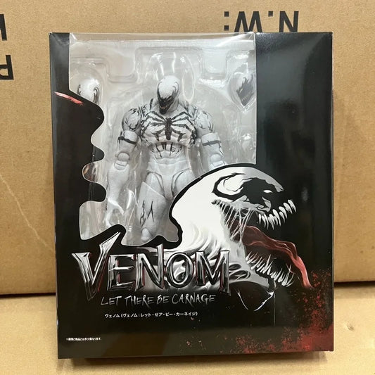 Shf Anti Venom Action Figure Articulated Joints Collectible Model From Venom Let There Be Carnage Spider Man Gift For Collectors