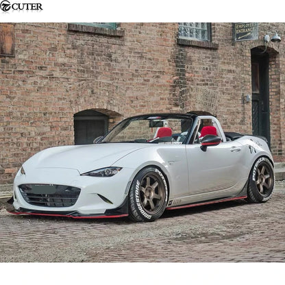MX5 ND Style Carbon Fiber Fbierglass Side Skirts for Mazda Miata Garage Vary Car Body Kit 2021