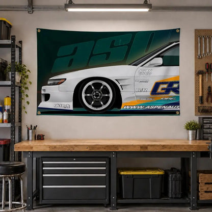 GReddy JDM Turbo Street Racing Flags Personalized Banner Flag Room Dorm Camping Picnic Garage Bar Outdoor Wall Decor