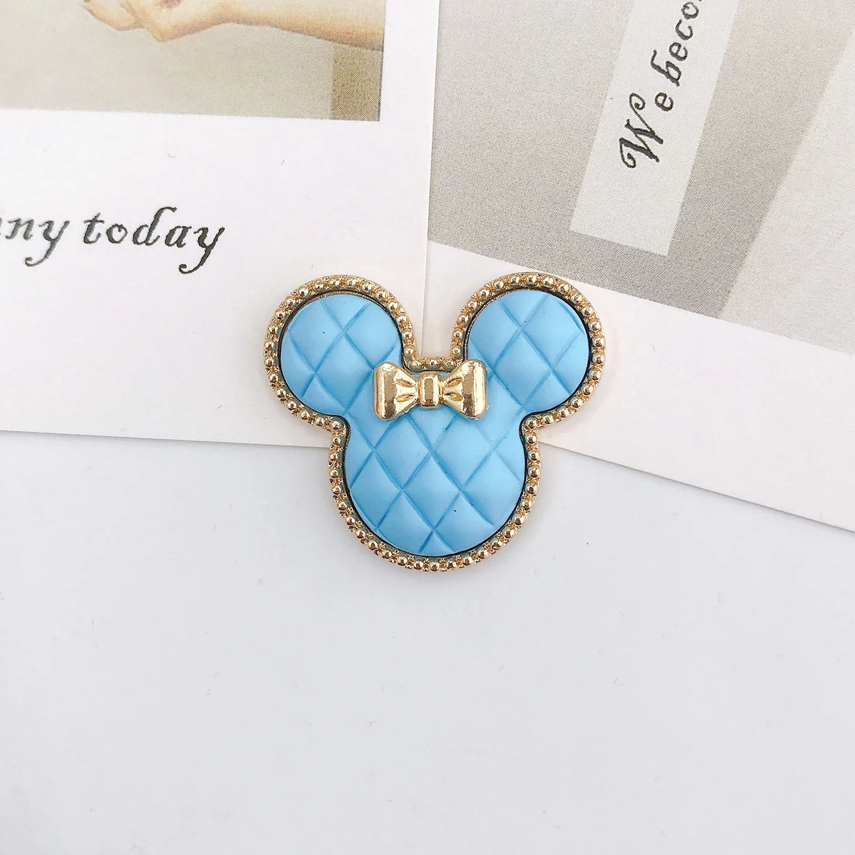 New spray paint Cartoon Doll diy ornament accessories candy color phone case beauty material hole shoes