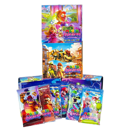 Super Mario Galaxy Trading Cards Collectible Booster Box 288 Anime Game Character Cards for Fans, Ideal Collectible & Party