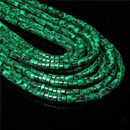 New Fashion Flat Disc Round Stone Bead 4x2MM Quartzs Imperial Agat Jaspers Loose Spacer Heishi Beads Jewelry Diy Accessories