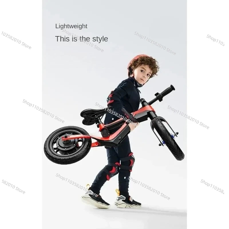 24V 250W 2.5Ah Lithium Battery Powered Children Riding cycle 12inch Electric Kids Balance Dirt Bike
