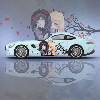 My Dress-Up Darling Car Body Stickers Anime Itasha Car Side Decal Sticker Car Body Sticker Car Body Decoration Stickers
