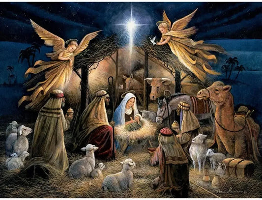 Wooden Puzzle 1314/1000/520 Piece for Adults  In The Manger Jigsaw Puzzle Bedroom Gameroom Livingroom Home Decor Birthday Gift