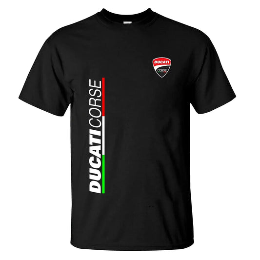 2026 Summer Fashion Attitude. Suitable for Ducati MOTO GP Team Racing Motorcycles, Motorcycle Riders' Short-sleeved T-shirts.
