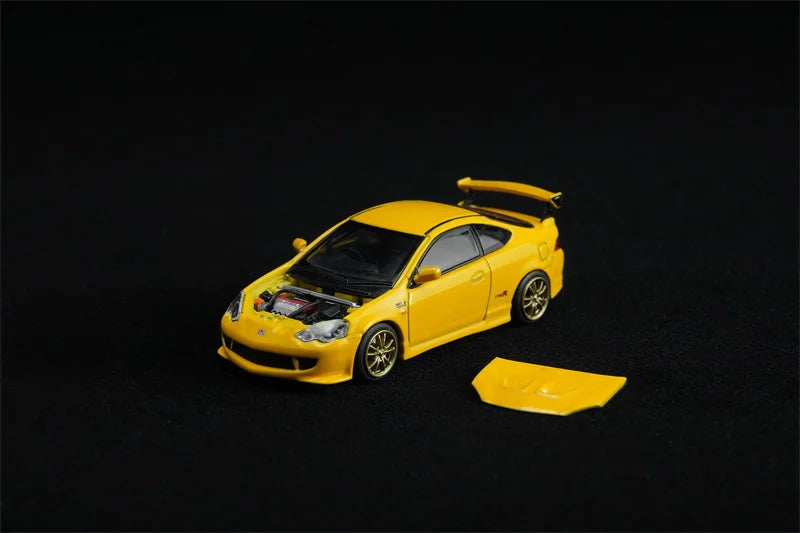 MOTORHELIX MH 1:64 EK9 JS Racing White Carbon TYPE R S2000 R34 Diecast Model Car