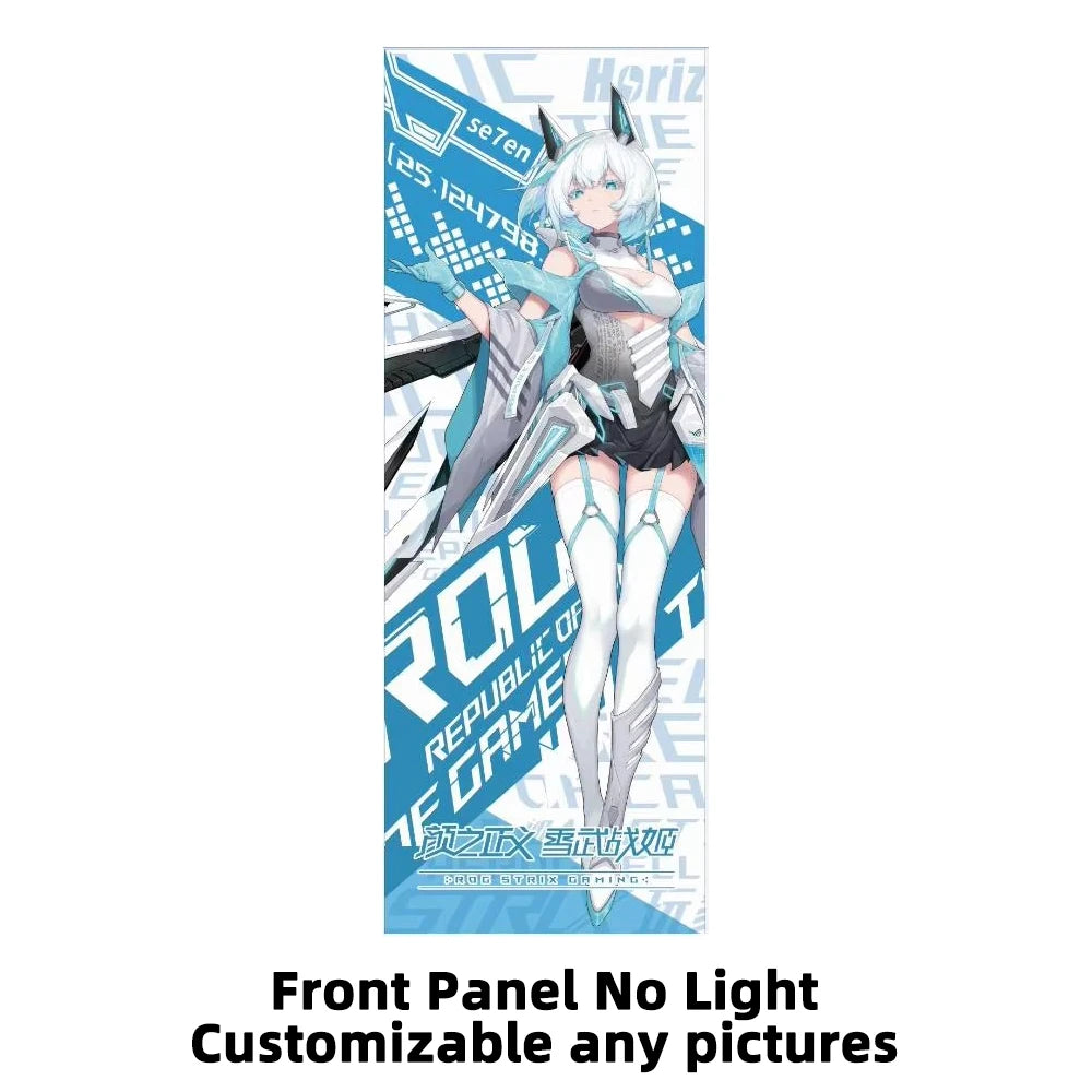 ASUS GX601 Front Panel Metal ROG Strix Helios Case Plate Replacement Lighting Shroud MOD Gaming PC Water Cooling Customized DIY