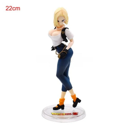 DBZ Anime Figurine Android Launch Bulma Camouflage Kawaii Sexy Bunny Girl VC Action Figures Model Collectible Toys