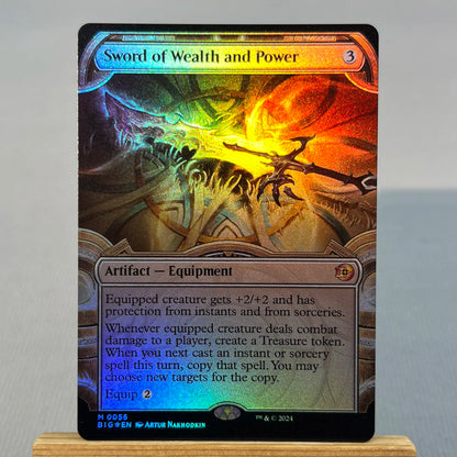 DMU 2XM MH2 BIG WOT LCI FOIL9/001 Tcg Proxy Cards Urza's Saga Rhystic Study Sheoldred, The Apocalypse