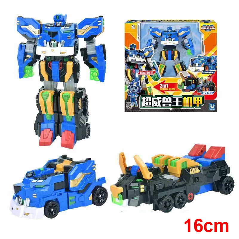 MiniForce 6 V Rangers VOLT LEGEND KING V 6 in 1 Transformation Combiner Deformation Robot Action Figure Toys