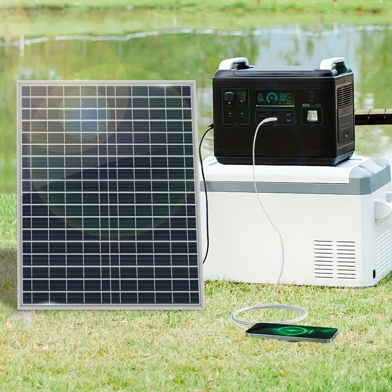 All-in-One 1000W Solar Charger Kit – 12V Portable Power Bank with 100A Regulator for Home, Caravan & Outdoor Adventures