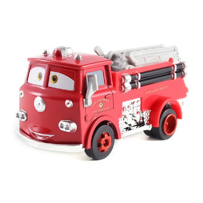 Pixar Cars 3 Lightning McQueen Jackson Storm Anime Cartoon Characters Alloy Diecast Model Toy Cars Fire Engine Children's Gifts