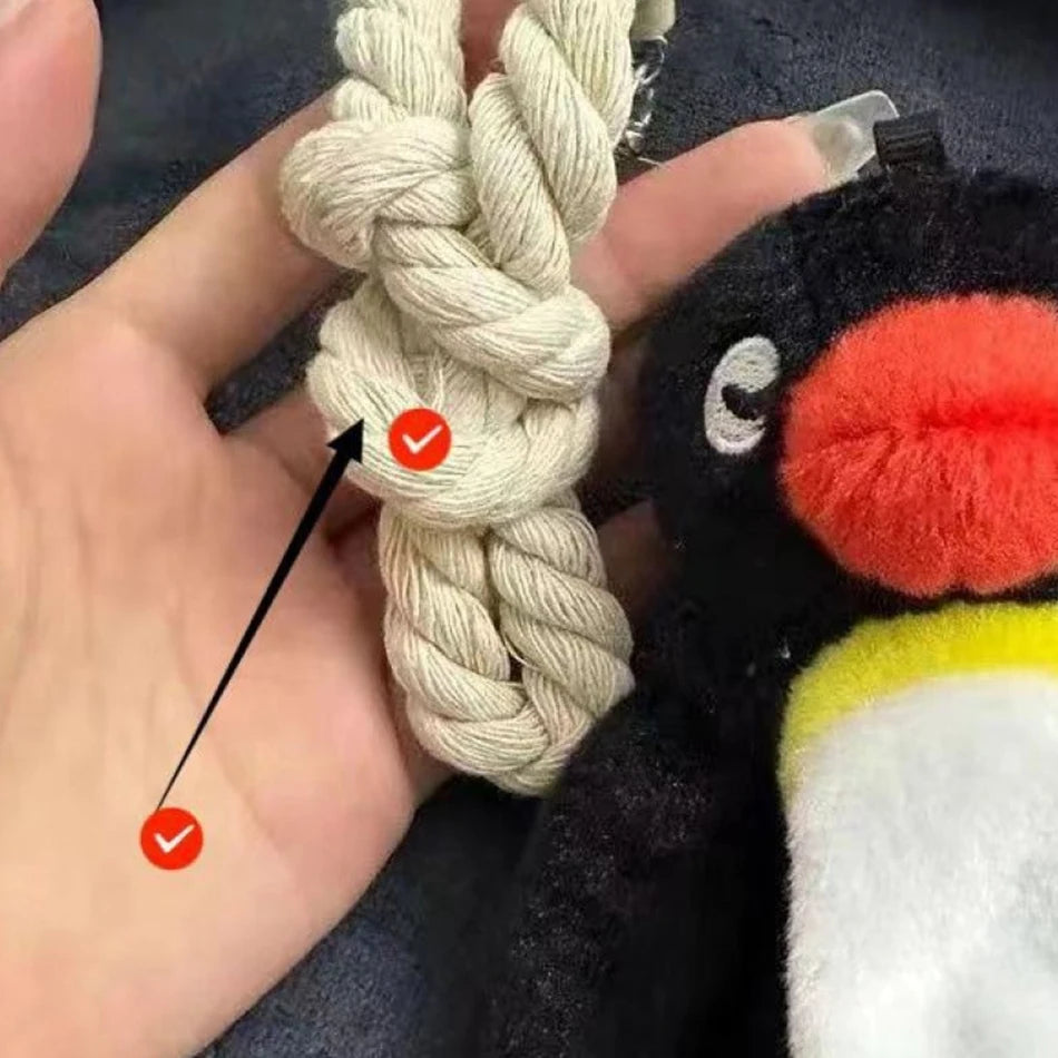 New 16CM Pingu Sling Plush key khain Pendant Cute Animal Doll Backpack Pendant Bag Accessories Children's Decorative Gifts