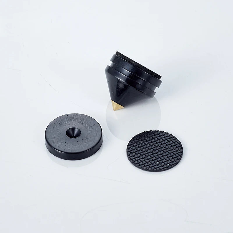Pailvens Loudspeaker Lace 8 Sets Lightweight Weight Loudspeaker Foot ABS Subwoofer Foot With 16-Way Rubber Mat