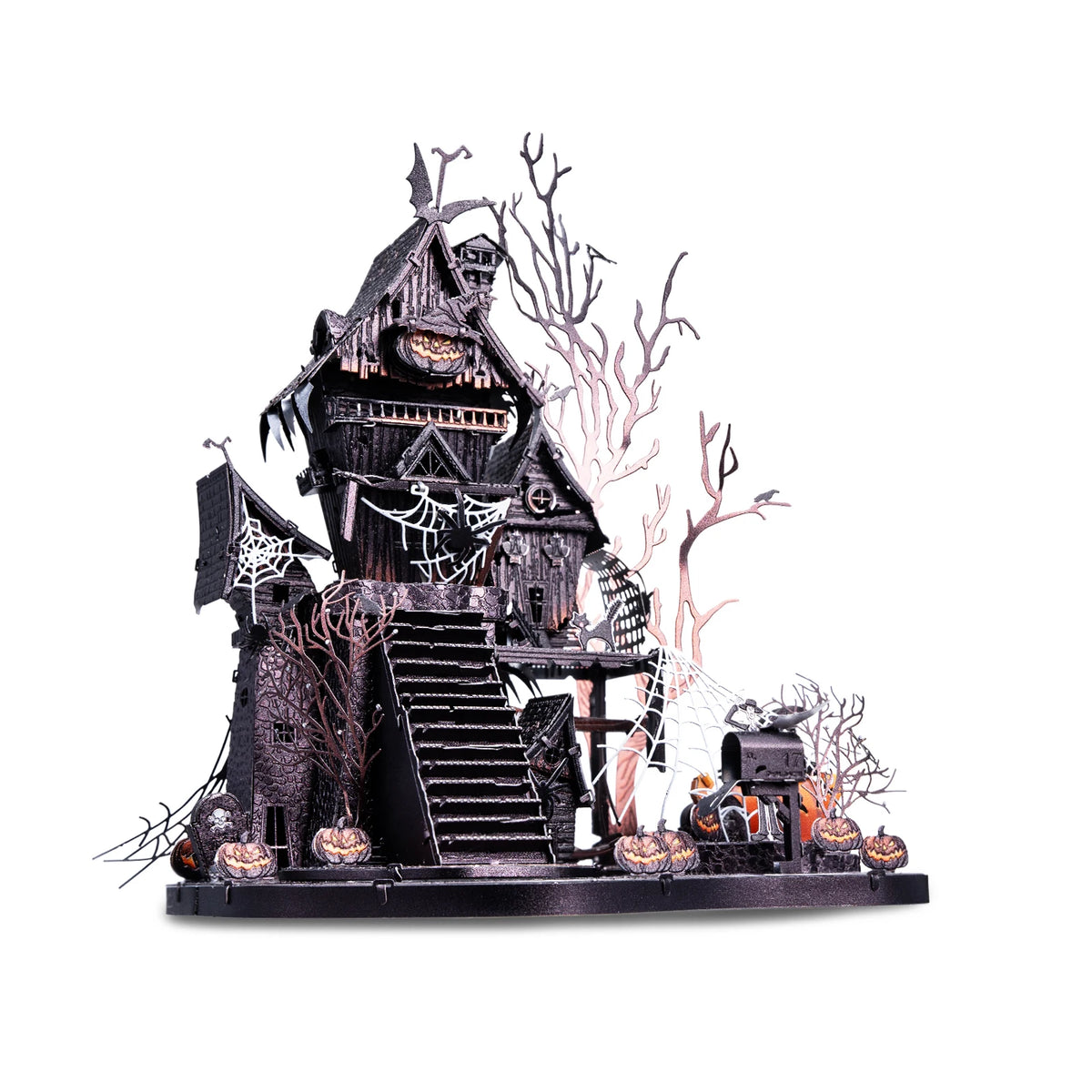Piececool 3D Puzzles for Adult Shadowvale Manor Puzzles 3D Metal Model Kit Building Blocks for Halloween Decoration Best Gift