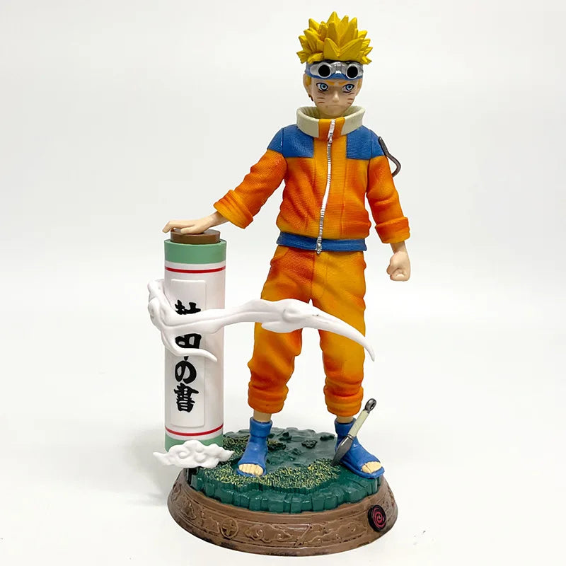 12CM Anime Naruto Uzumaki Sasuke Figure Vibration Stars Fighting Pose Model Toy Doll Aciton Figure PVC Desktop Decorations Gift