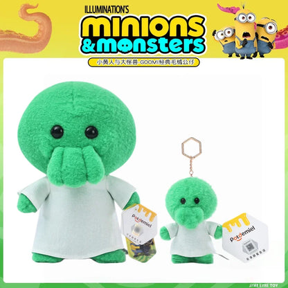 Genuine In Stock Minions Monsters Plush Keychain Plush Doll Soft Stuffed Toys Bag Charm Decoration Gift Kawaii Goomi‌ Xmas Gift