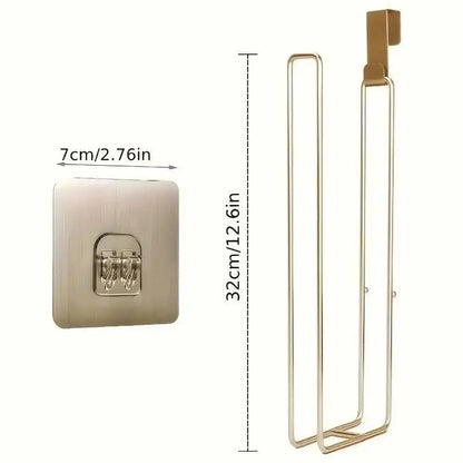 Iron Paper Towel Storage Rack Roll Holder Toilet Paper Towel Rack Wall Mounted Toilet Paper Storage Rack