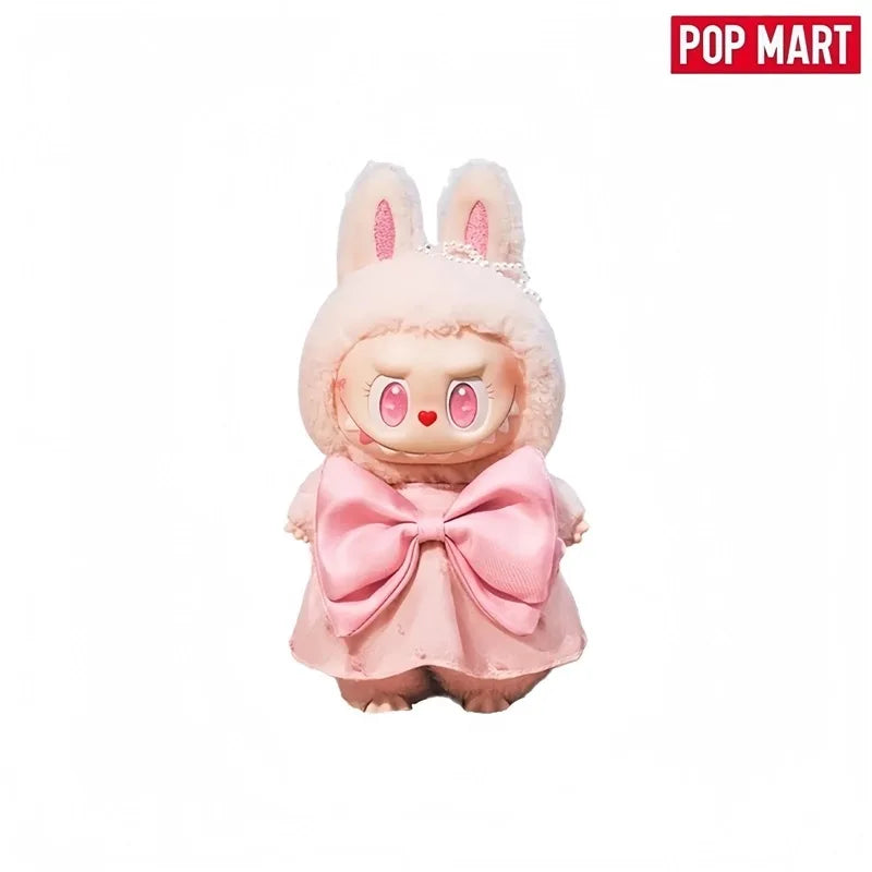 POPMART Original The Monster Labubu 38cm Mokoko Angel Crying Again Blind Box Doll Toys Original Labubu V1 V2 Toys Birthday Gifts