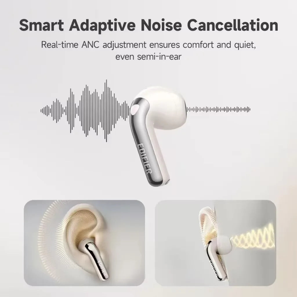 Edifier Evobuds True Wireless Earbuds Bluetooth Earphone with AI Voice Bluetooth 6.1 Hi-Res IP54 Translation Noise Cancelling
