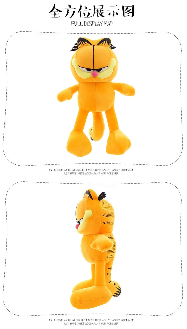 Garfield Cute Fat Cat Stuffed Doll Kawaii Soft Animal Cat Plush Toy Kawaii Children's Accompanying Sleep Birthday Christmas Gift