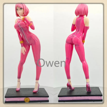 Naruto Shippuden Anime Sexy Hyuga Hinata Figure Latex Catsuit Haruno Sakura Action Figures PVC Statue Collection Model Toys Gift