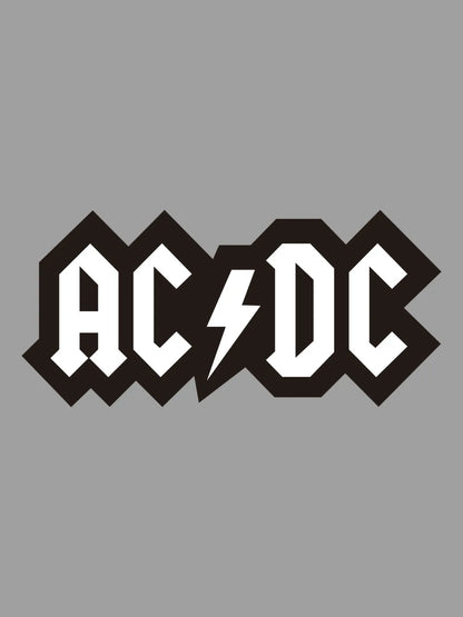 Hot DC AC Music KK Vinyl Decal Interesting Car Sticker for Car Truck Window Bumper Decals Car Applique Waterproof Accessories