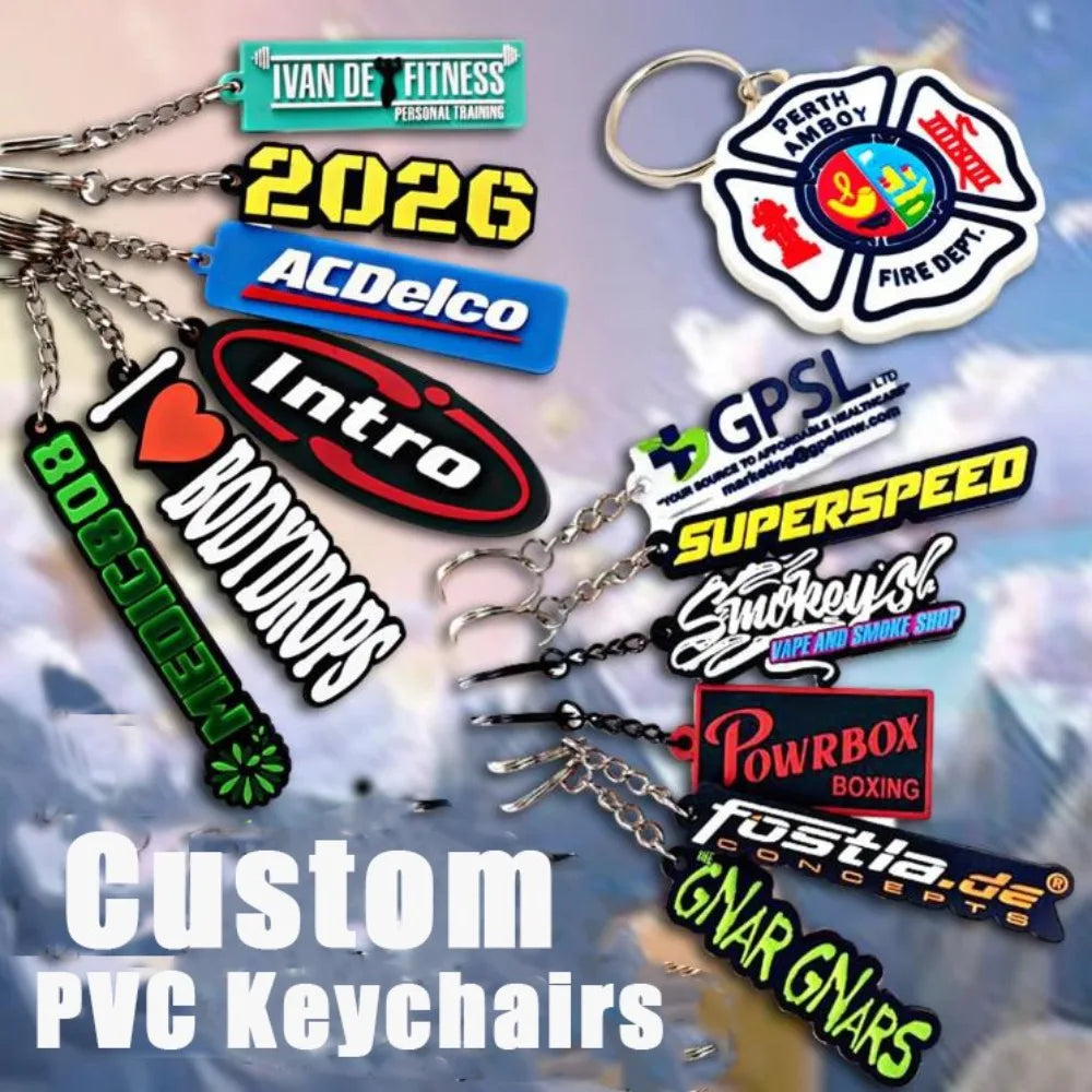 Wholesale Custom PVC Keychains Soft Rubber Silicone 3D Keychain with Design custom military patches Personalized Keychain