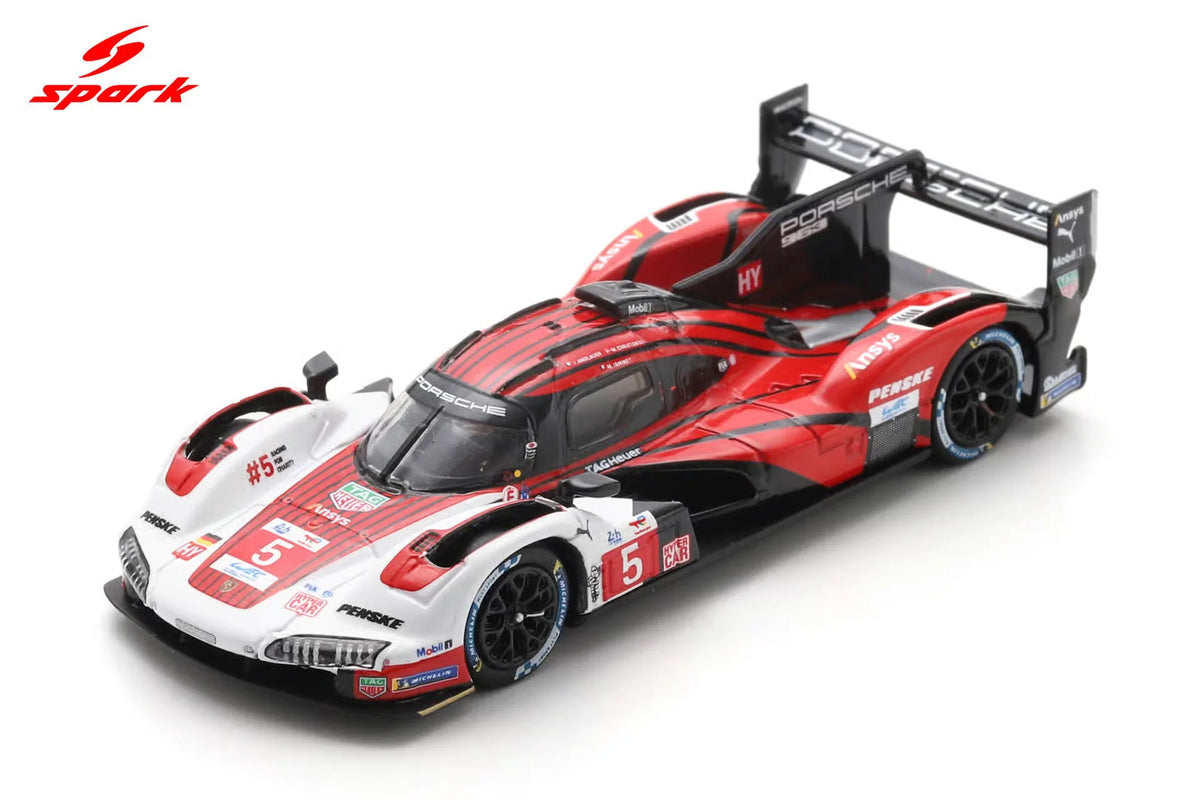 Spark 1:64 Porsche 963 No.6 PORSCHE PENSKEMOTORSPORT 2nd Le Mans 24H 2025 Alloy Diecast Car Model Collection Gift